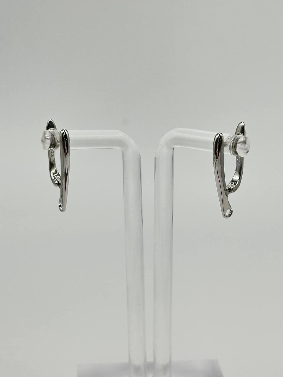 Швензы удлиненные размер 23*2,5мм Родий