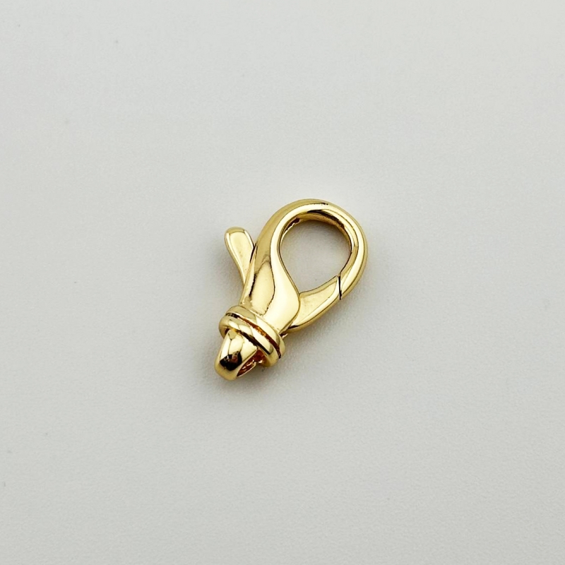 Карабин размер 20,5*13мм цвет золото