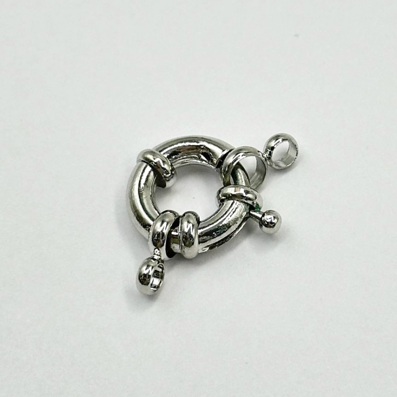 Карабин штурвал размер 13,4мм цвет серебро